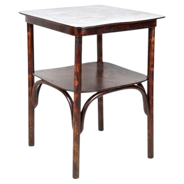 20th Century Art Nouveau J&J Kohn Bentwood Side Table, Austria ca. 1910