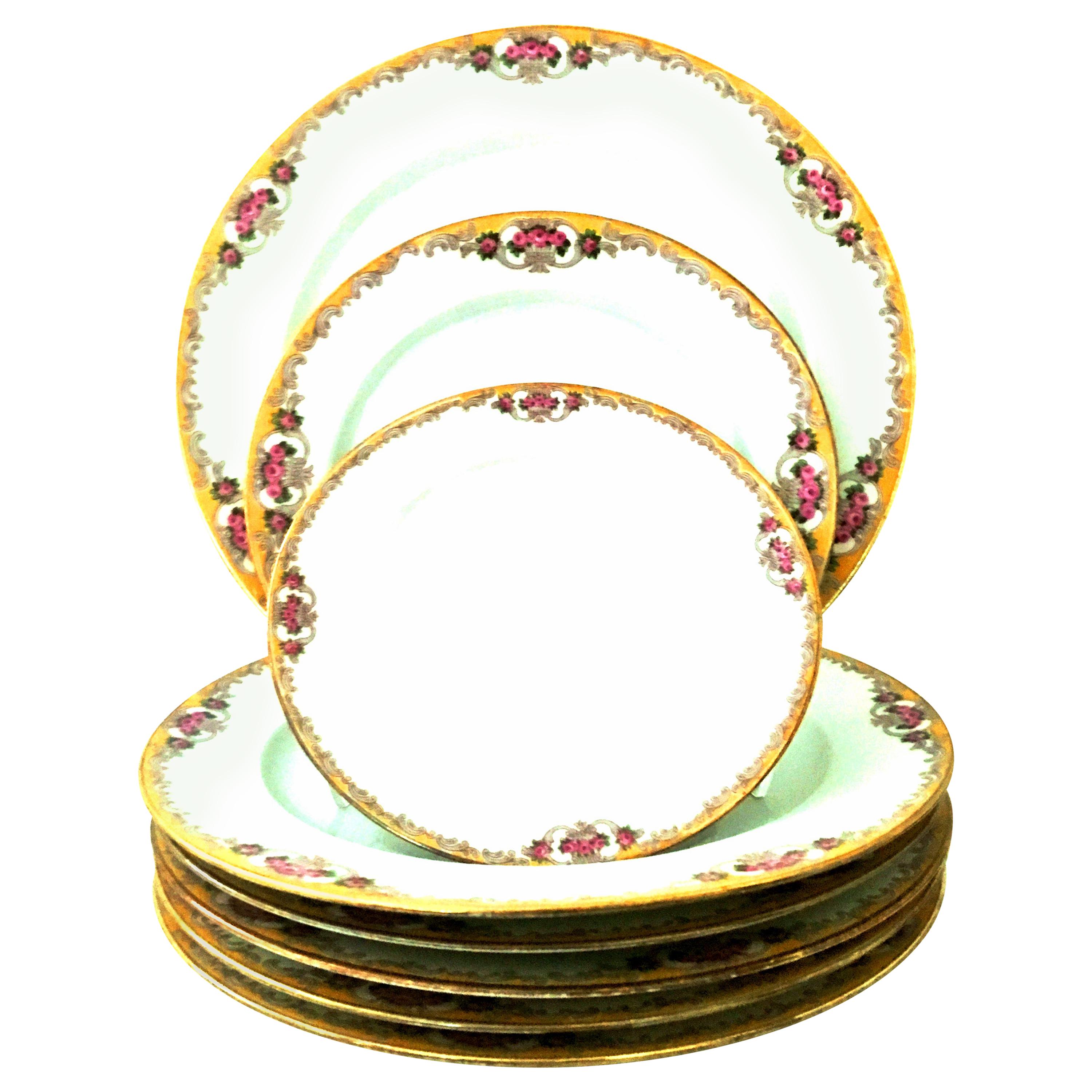 Limoges France Porcelain Dinnerware Set of 15, "Lafayette" at 1stDibs