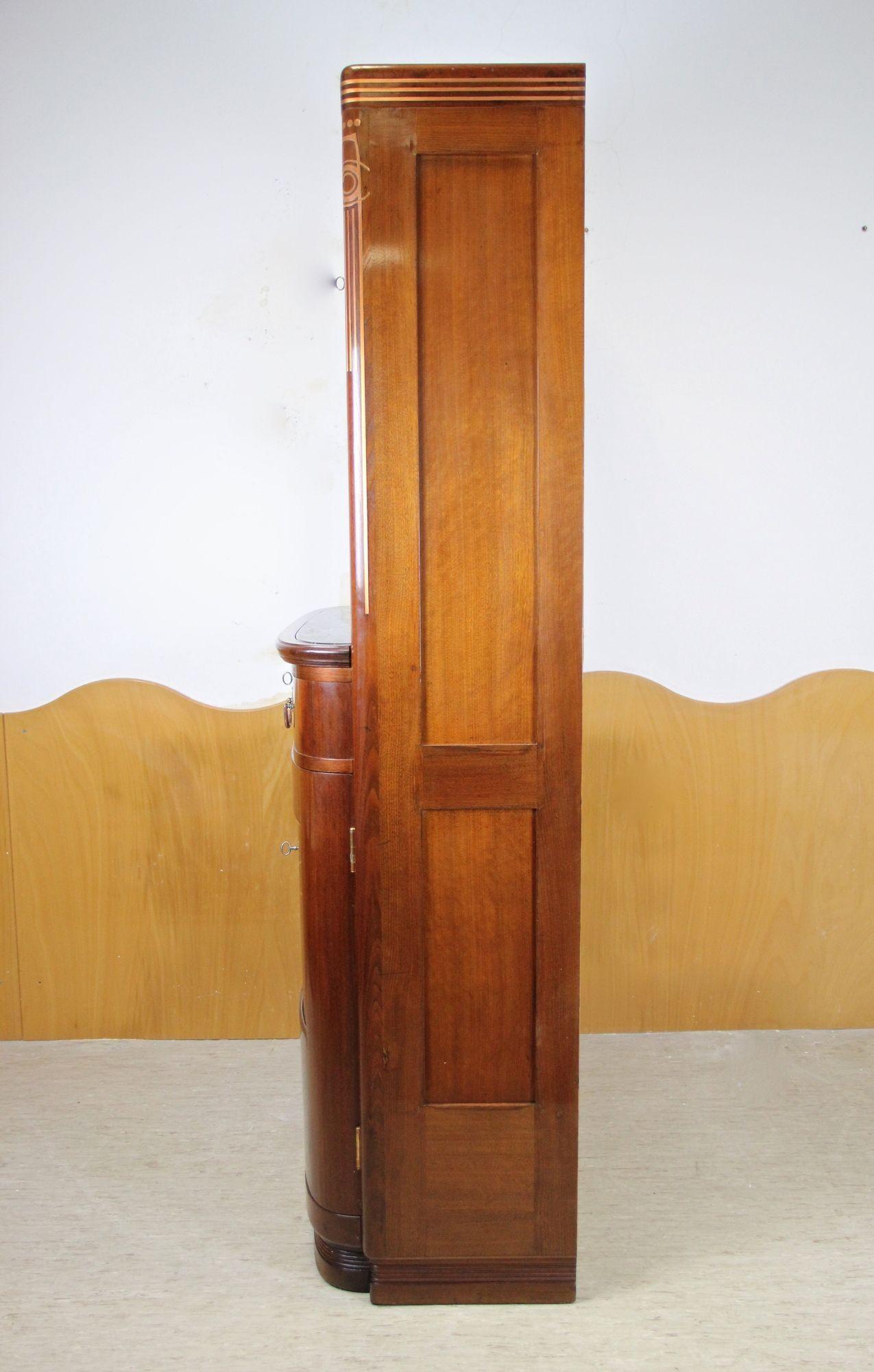 20th Century Art Nouveau Mahogany Cabinet/ Buffet by August Ungethüm, AT ca 1900 For Sale 13