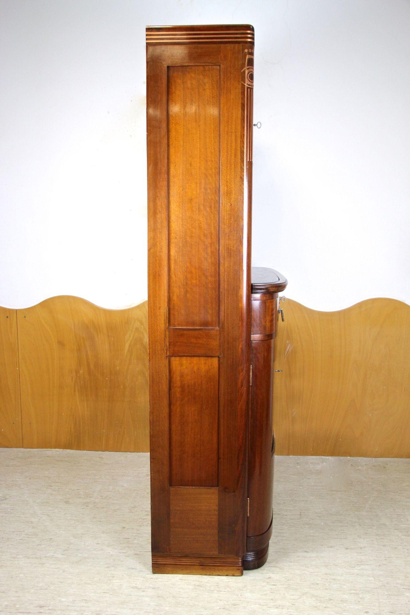 20th Century Art Nouveau Mahogany Cabinet/ Buffet by August Ungethüm, AT ca 1900 For Sale 14