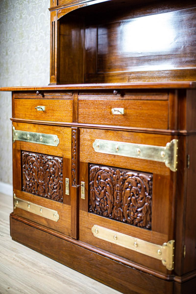 20th Century Art Nouveau Palace Buffet In Good Condition For Sale In Opole, PL