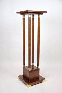 20th Century Art Nouveau Palisander Pedestal, Austria, circa 1900