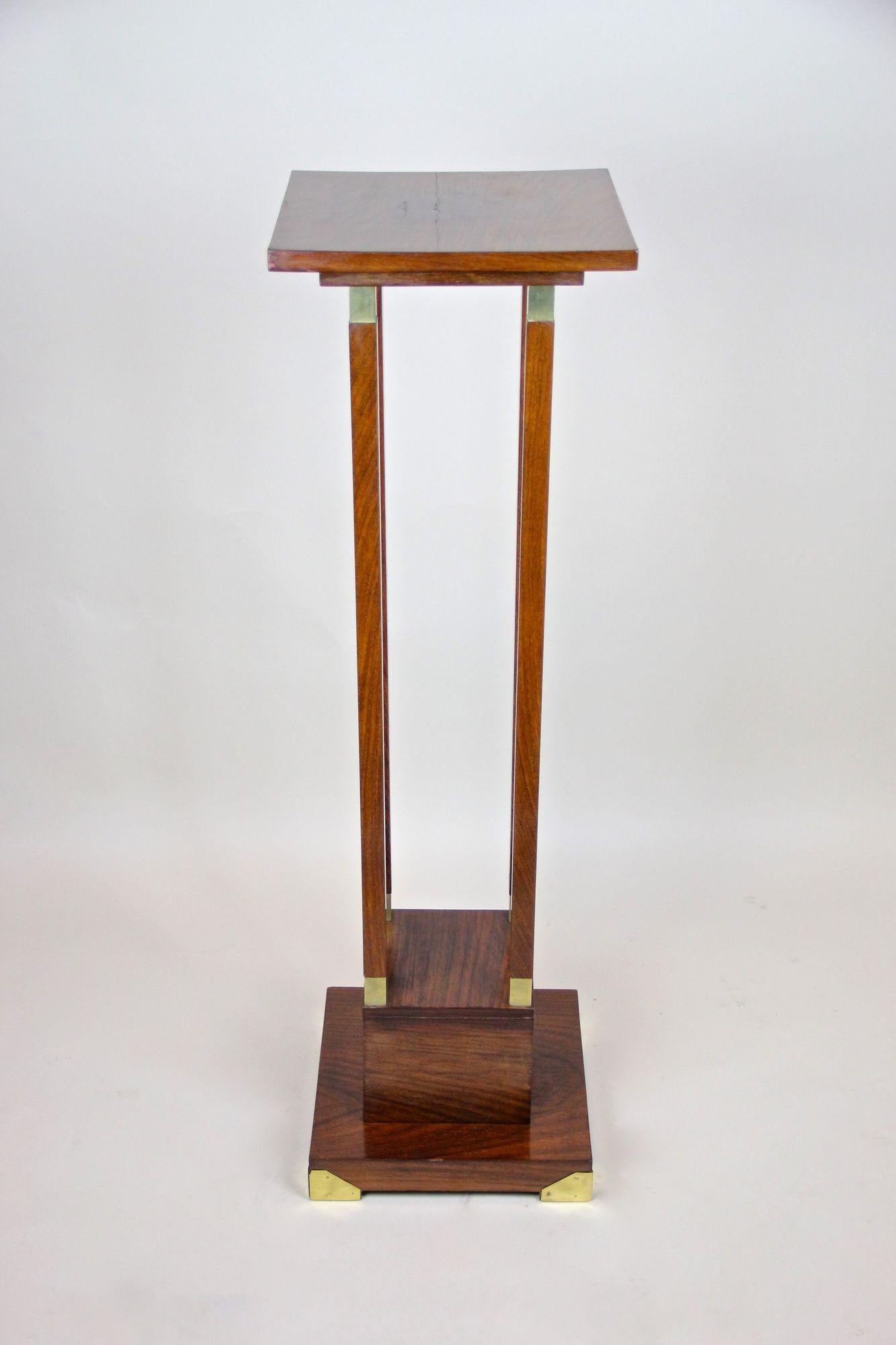 Pedestal de palisandro Art Nouveau del siglo XX, Austria, hacia 1900 Austríaco en venta