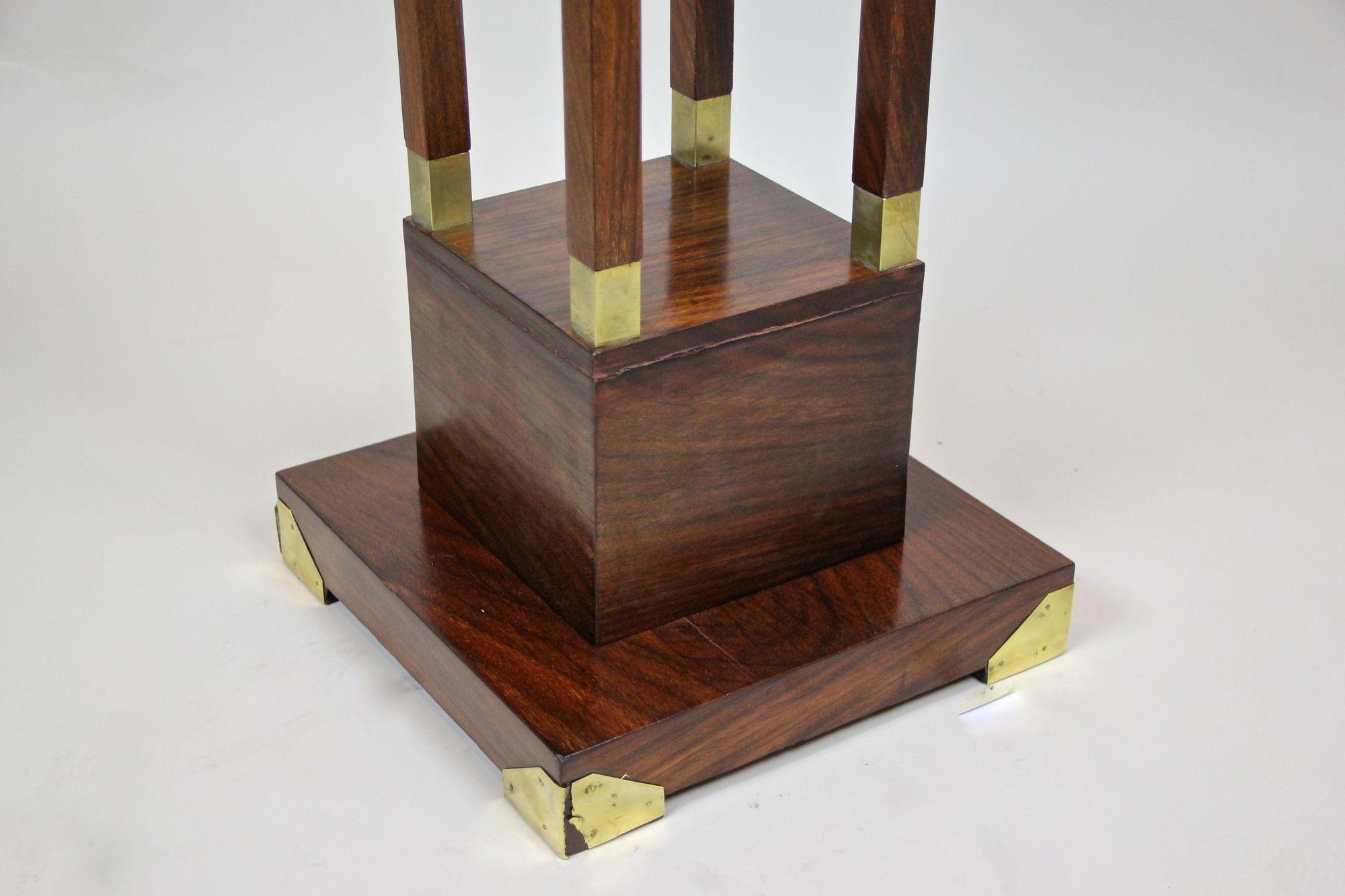 Pedestal de palisandro Art Nouveau del siglo XX, Austria, hacia 1900 en Bueno estado para la venta en Lichtenberg, AT