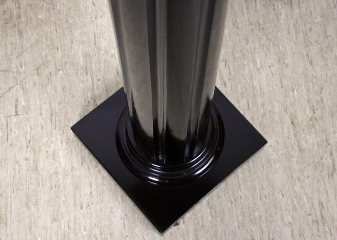 20th Century Art Nouveau Pedestal or Column, ebonized /handcarved, AT ca. 1900 For Sale 4