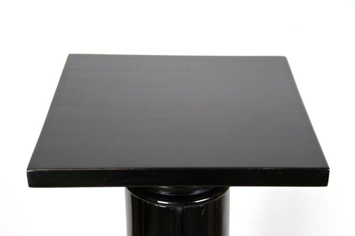 20th Century Art Nouveau Pedestal or Column, ebonized /handcarved, AT ca. 1900 For Sale 1