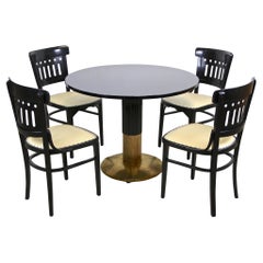 20th Century Art Nouveau Salon Suite with Round Table by Thonet, AT ca. 1910