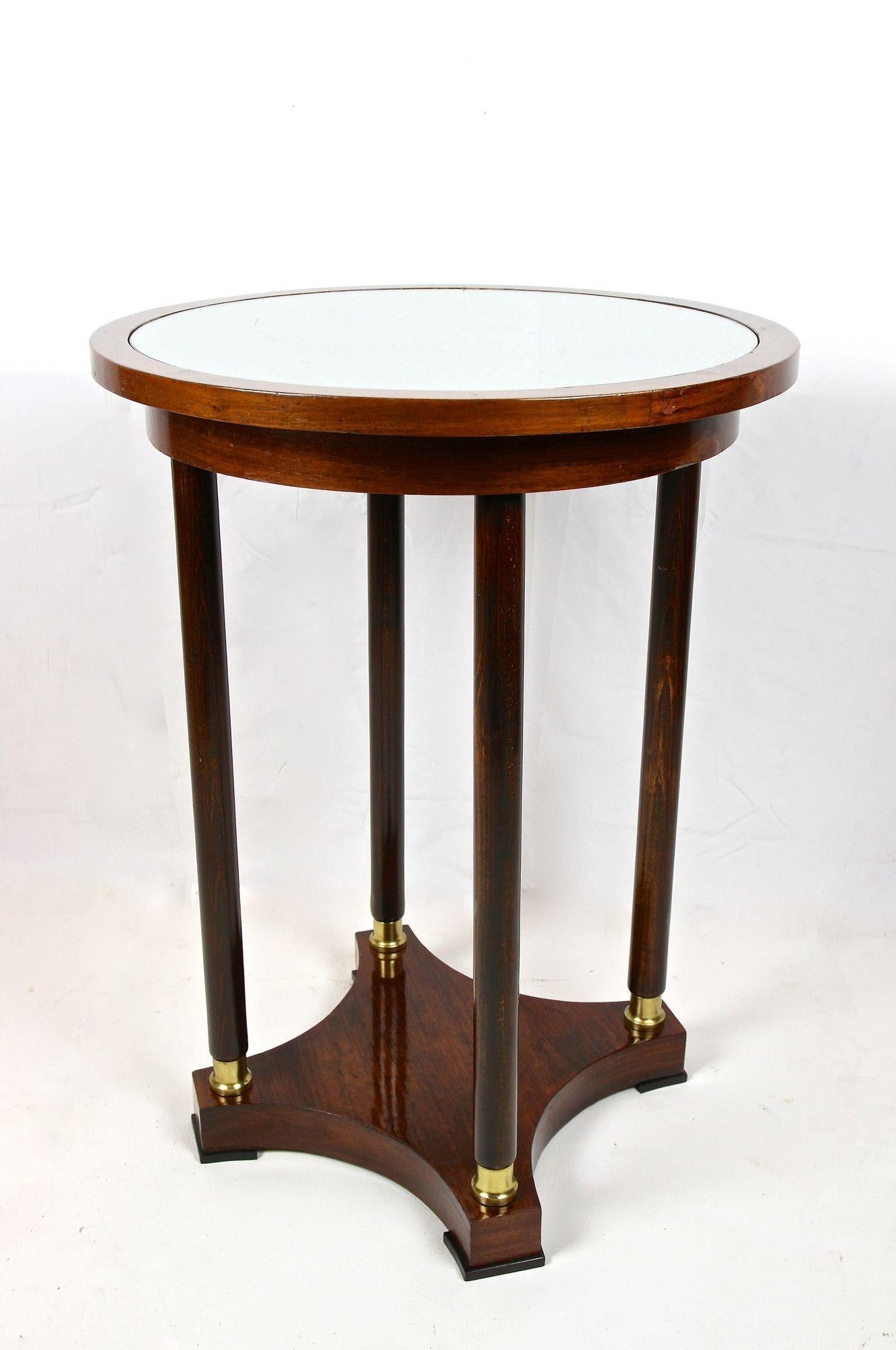 Brass 20th Century Art Nouveau Side Table/ Coffee Table, Austria ca. 1905 For Sale