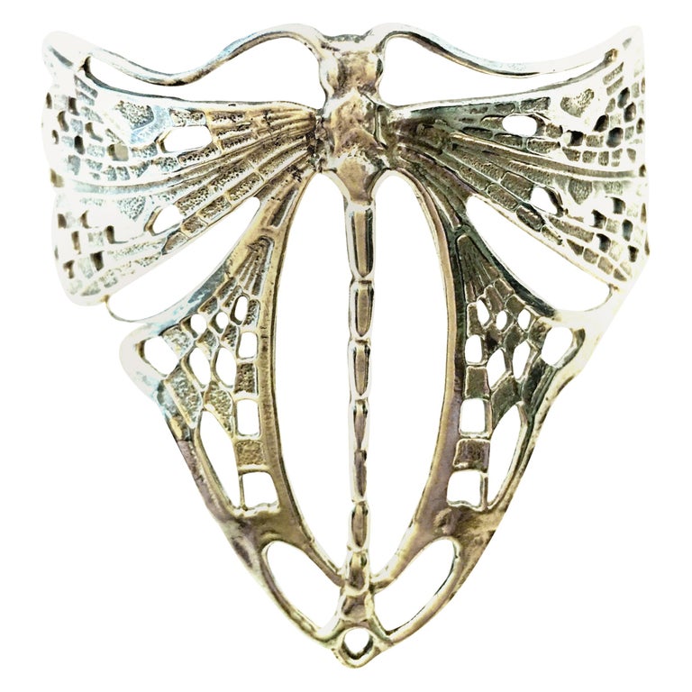 Bracelet Art Nouveau En Argent – Occasion Porté, Style Vintage Français