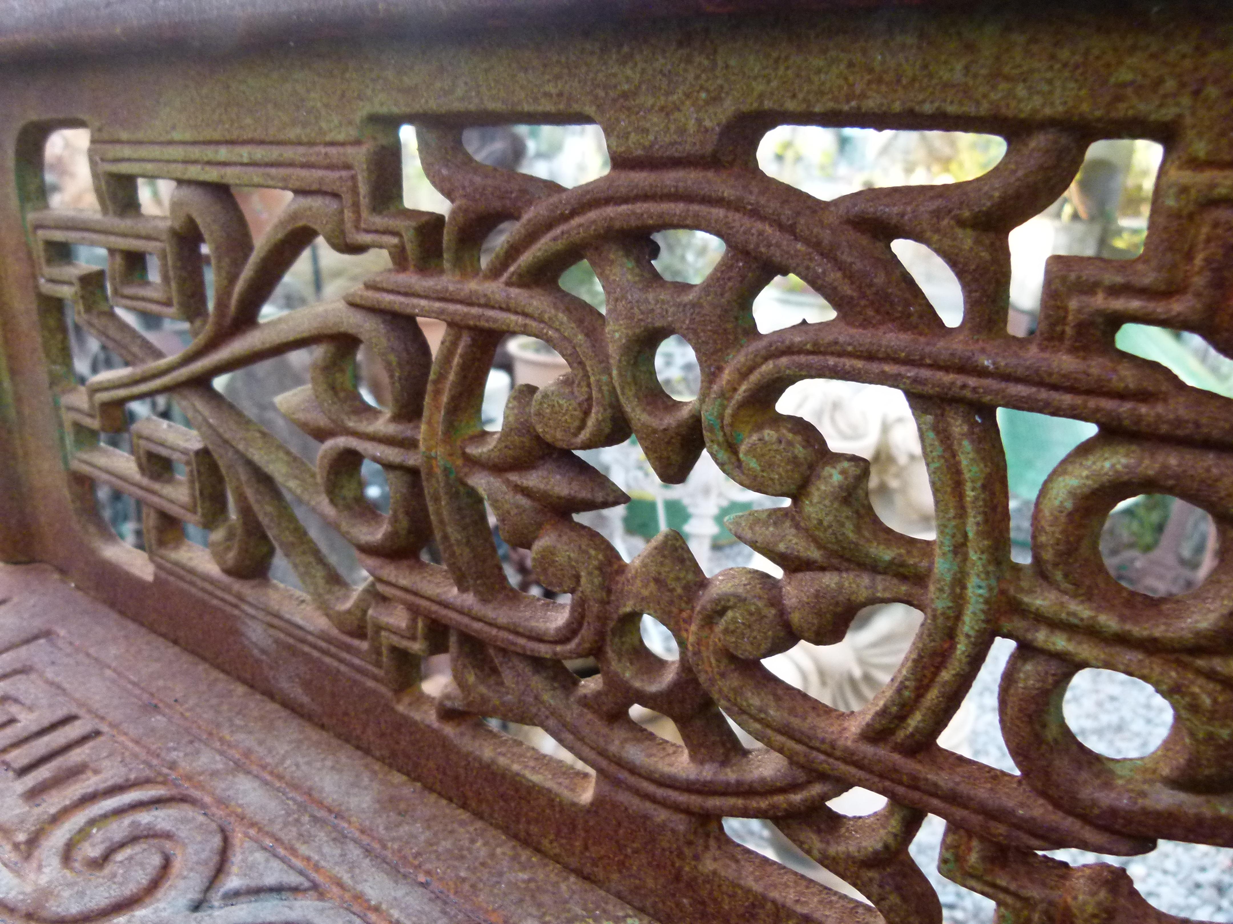 20th Century Art Nouveau Style Iron Spiral Staircase 8