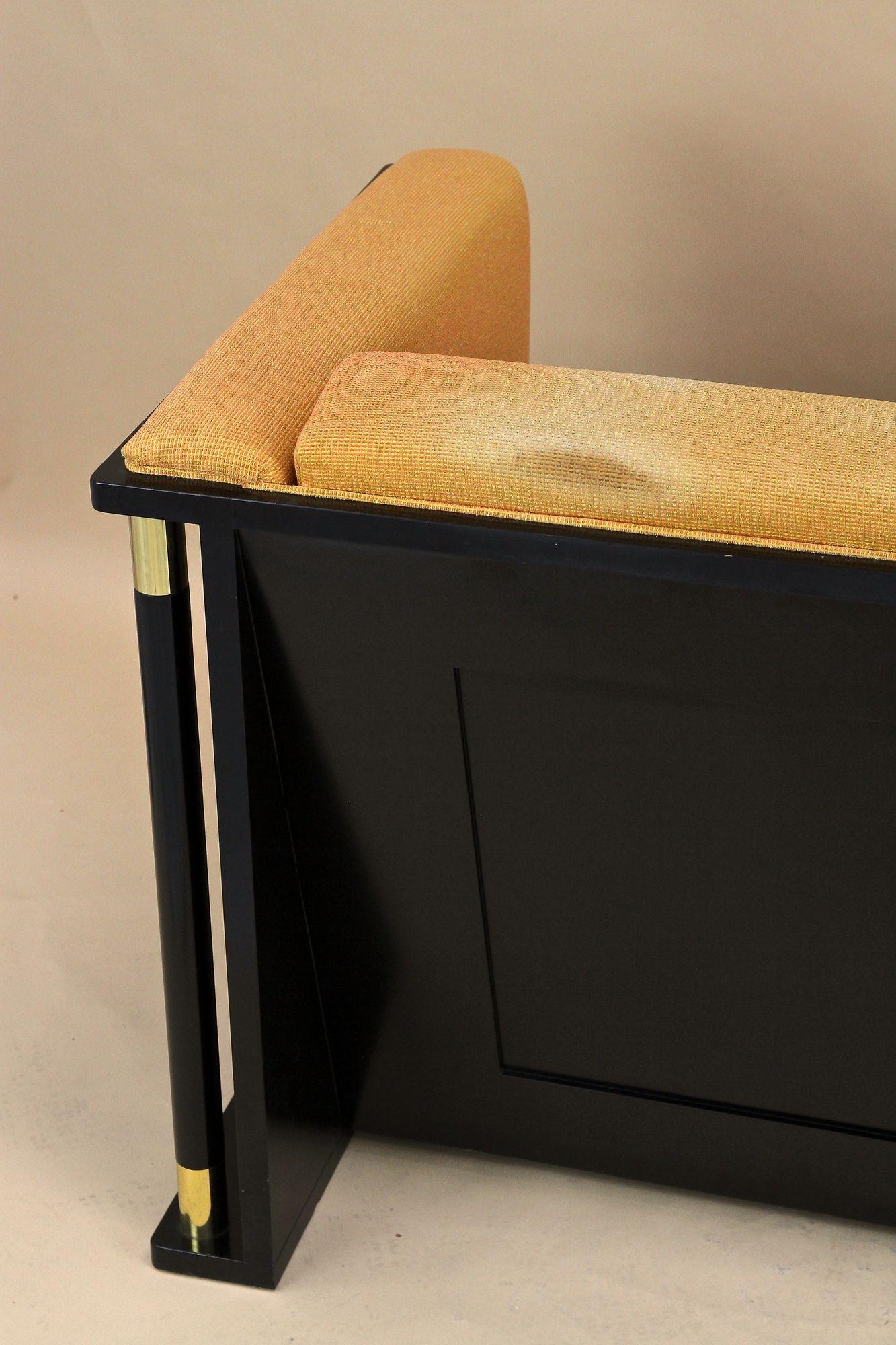 Canapé à deux places Art nouveau du 20e siècle, École de J. Hoffmann, AT vers 1910 en vente 6