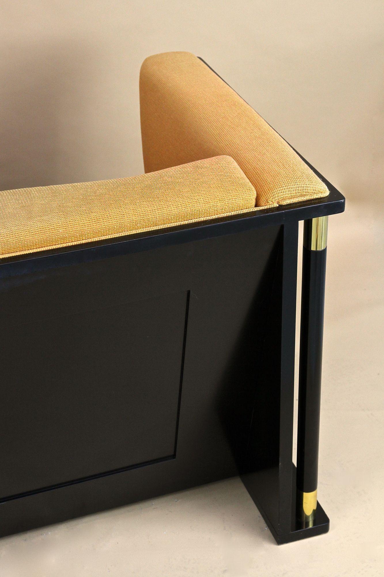 Canapé à deux places Art nouveau du 20e siècle, École de J. Hoffmann, AT vers 1910 en vente 8