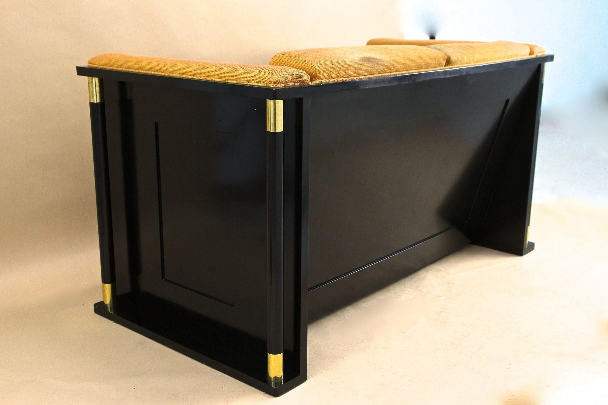 Canapé à deux places Art nouveau du 20e siècle, École de J. Hoffmann, AT vers 1910 en vente 10