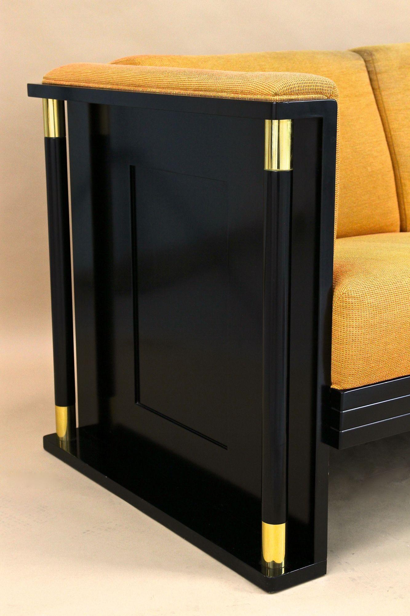 Autrichien Canapé à deux places Art nouveau du 20e siècle, École de J. Hoffmann, AT vers 1910 en vente