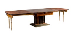 20th Century Art Nouveau Walnut Extendable Table. Vienna, c. 1900/10.