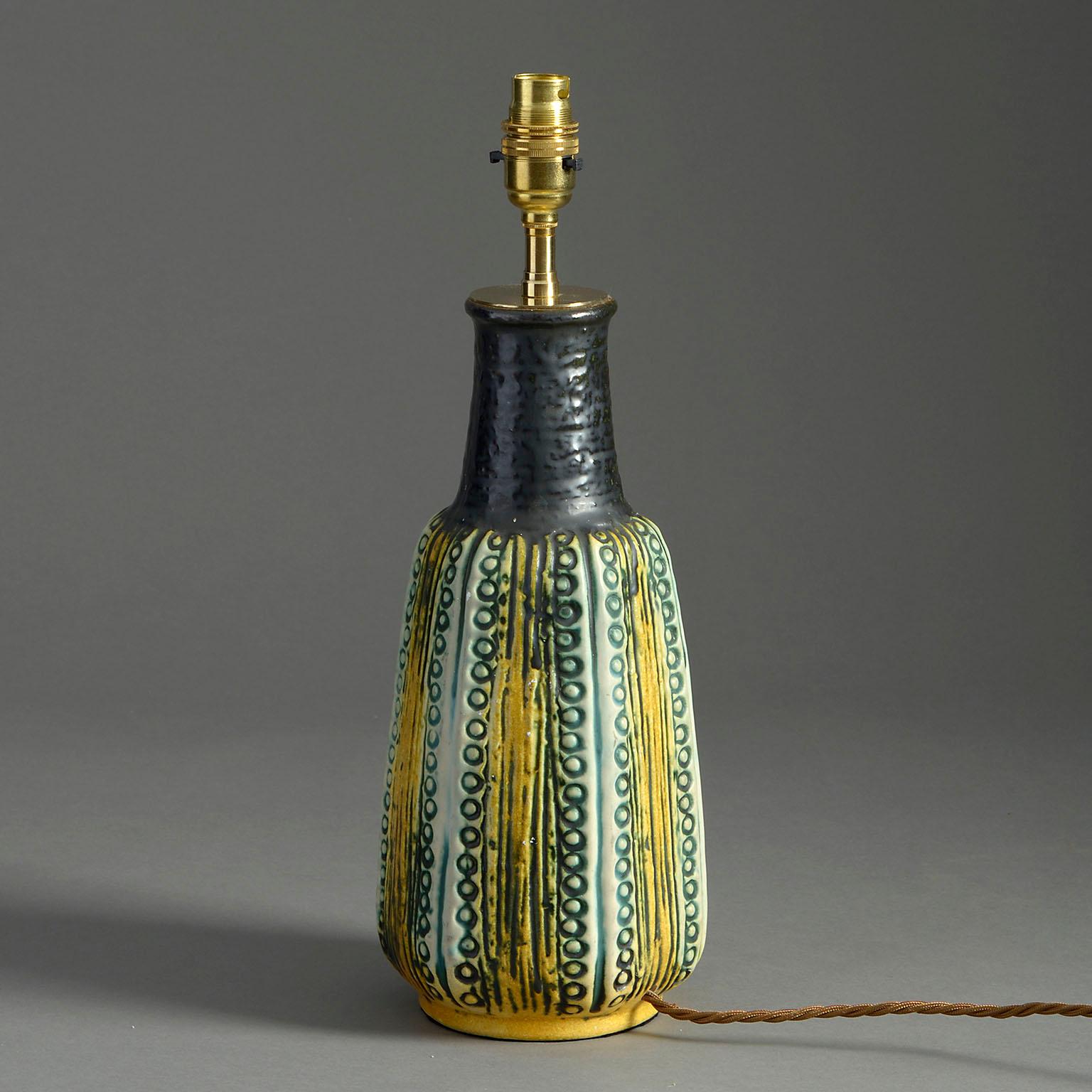 Mid-Century Modern 20th Century Art Vase Lamp