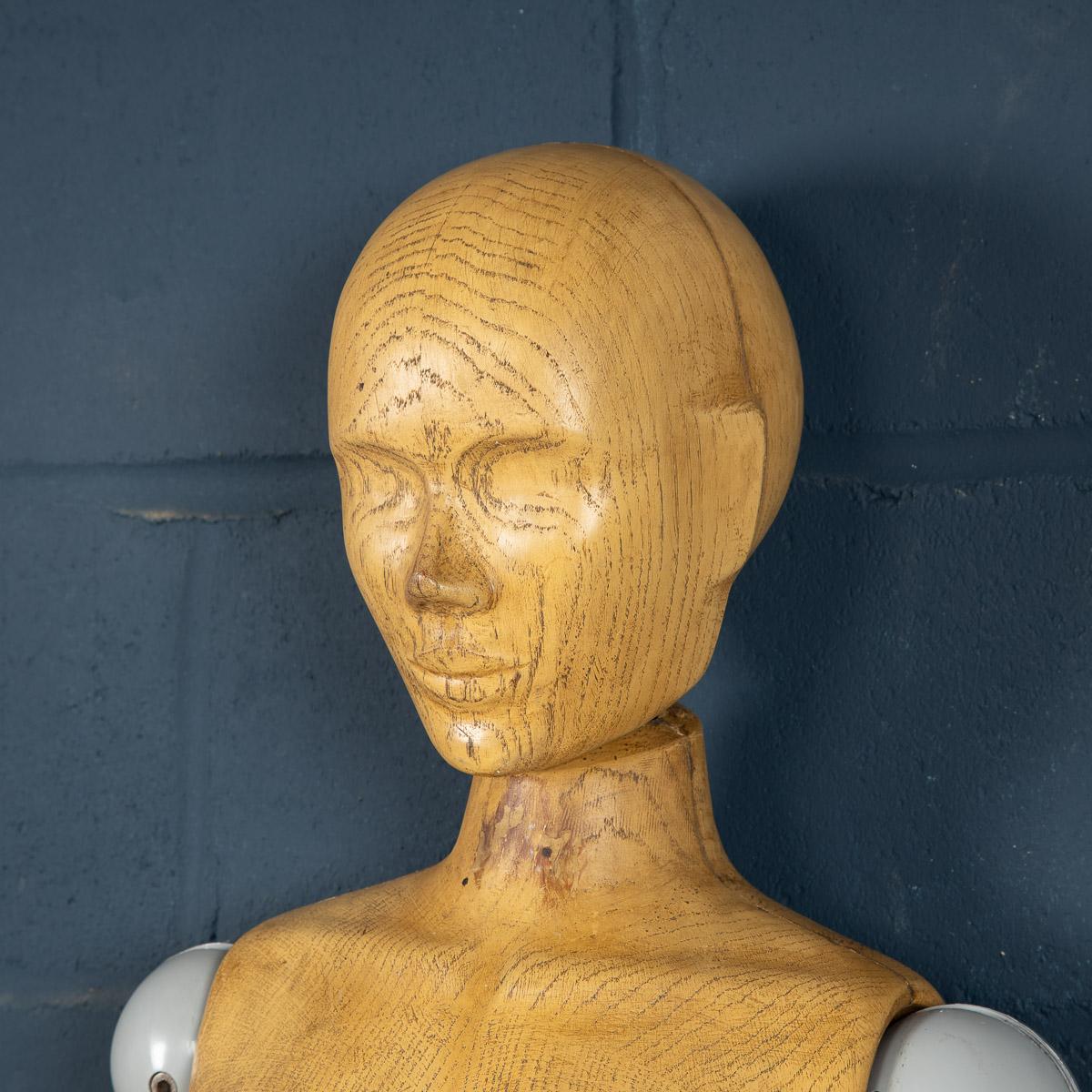 20th Century Articulated France Study Mannequin in Resin with Wood Effect 13