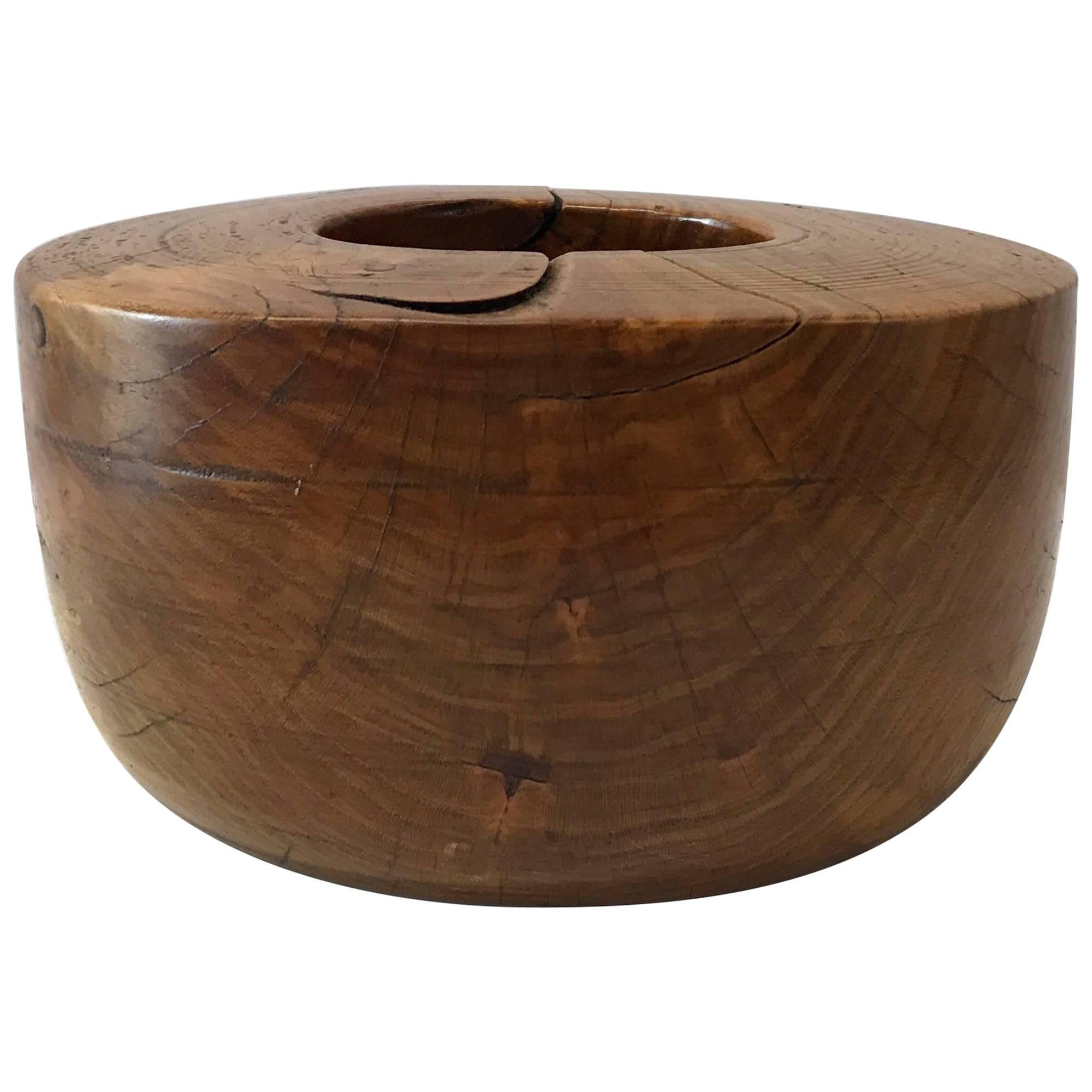 20th Century Artist-Made Burl Wood Bowl