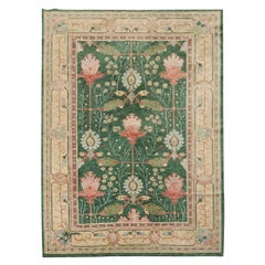 Late 20th Century Arts and Crafts Donegal Style Rug 17.6' x 12'