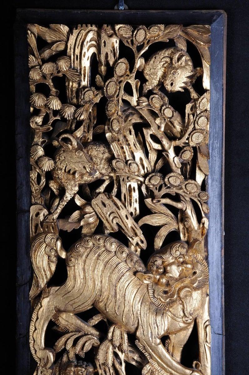 Tableau noir/tablette ornementale asiatique du XXe siècle, Asie en vente 3