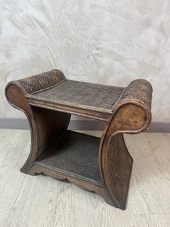 Estola asiática de ratán del siglo XX, años 30