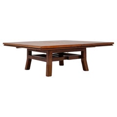Asiatischer Holz-Couchtisch des 20. Jahrhunderts