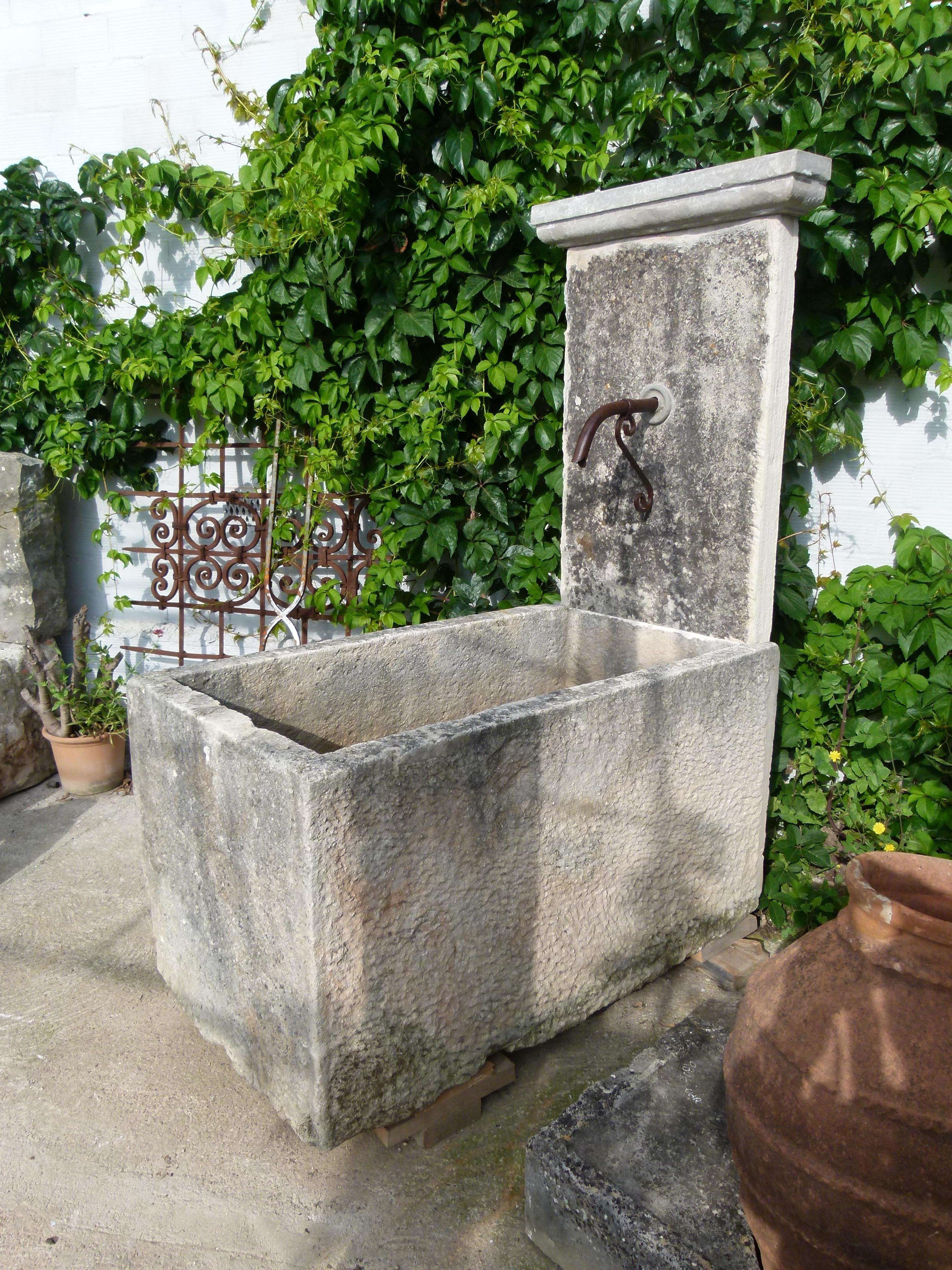 Portuguese 20th Century Assembled Fountain with Quaternary Limestone from Portugal