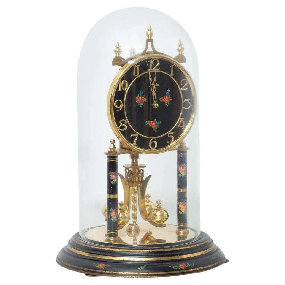 Métal Horloge de table Atmos Kendo du 20e siècle, vers 1950 en vente