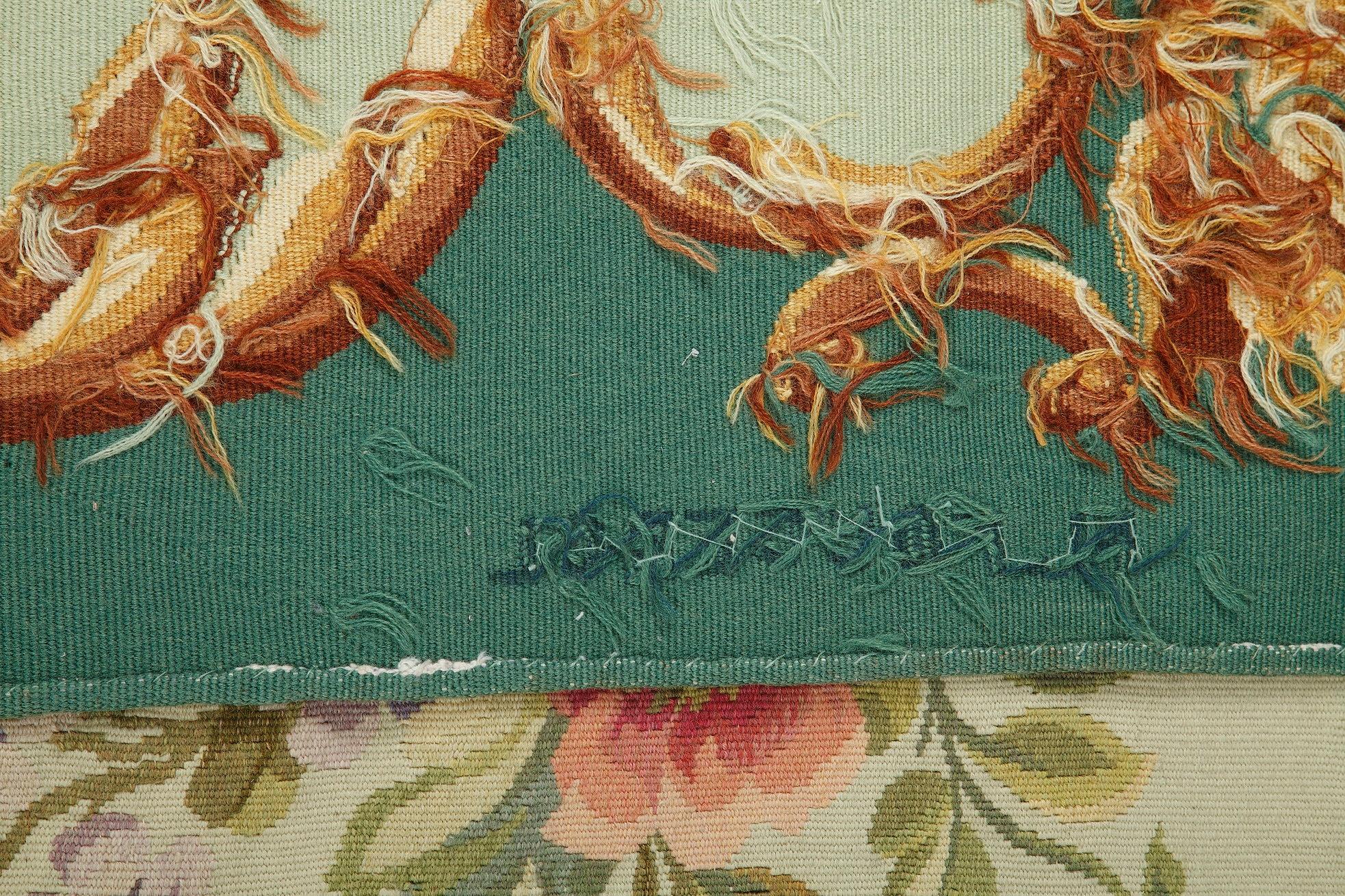 20th Century Aubusson Rug by Maxime Fougerol 6