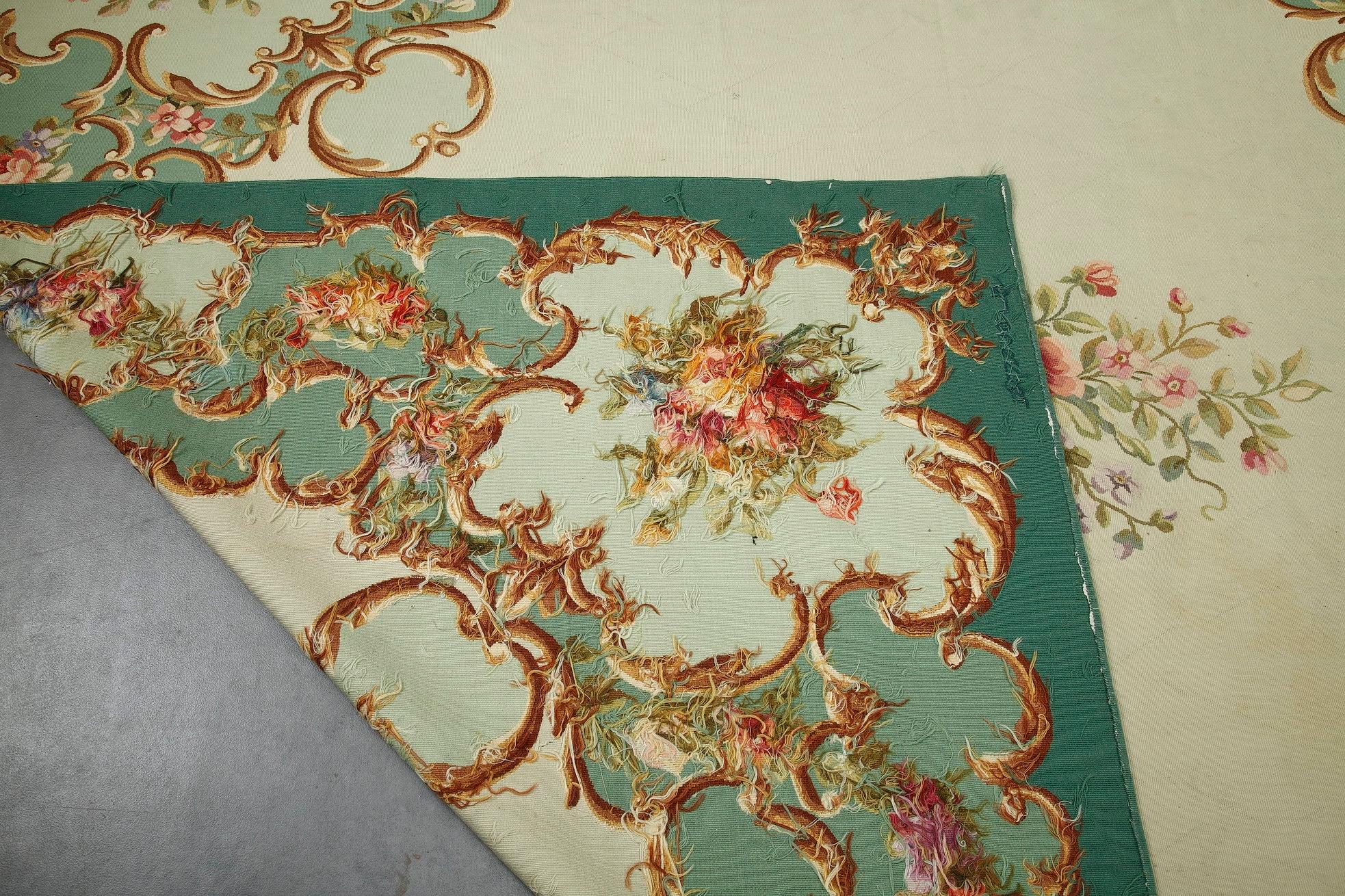20th Century Aubusson Rug by Maxime Fougerol 7