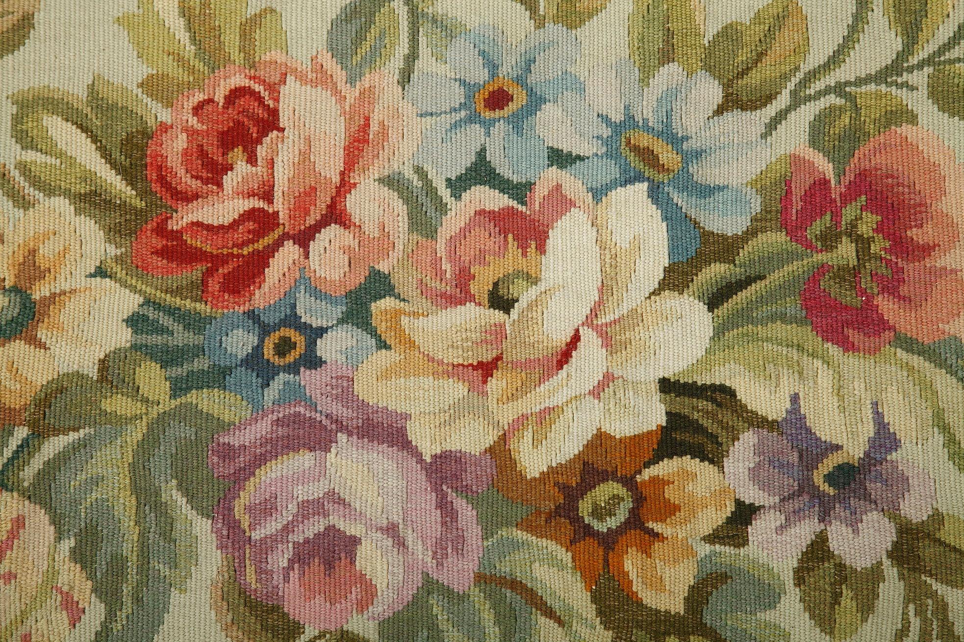 20th Century Aubusson Rug by Maxime Fougerol 1