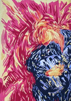 20th-century Aubusson Tapestry, The Guitarist, Robert Bouquillon – No. 1637