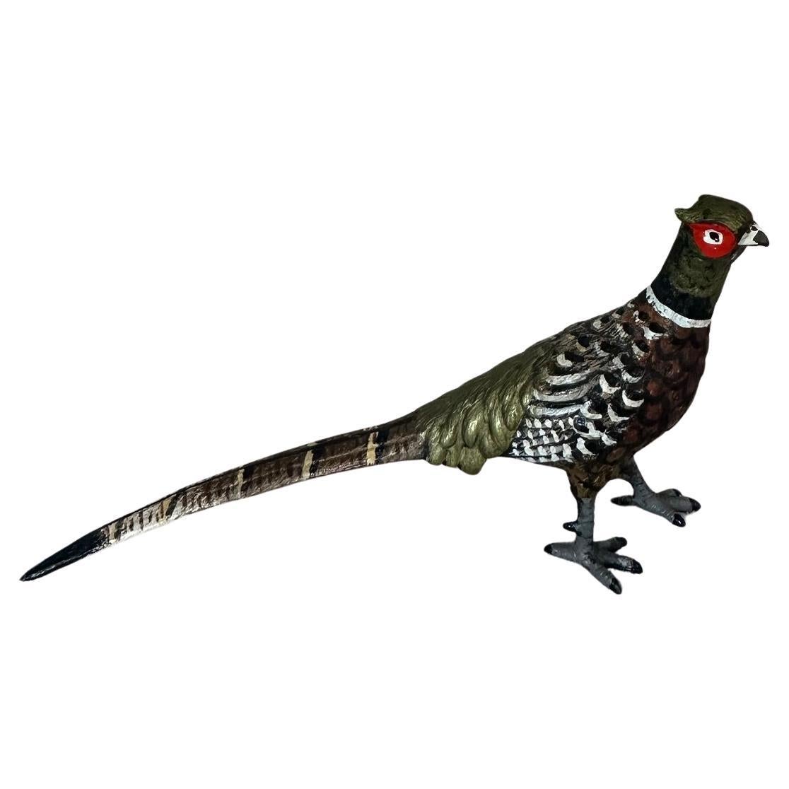 20th century Austria Bronze Pheasant From Vienna, 1930s