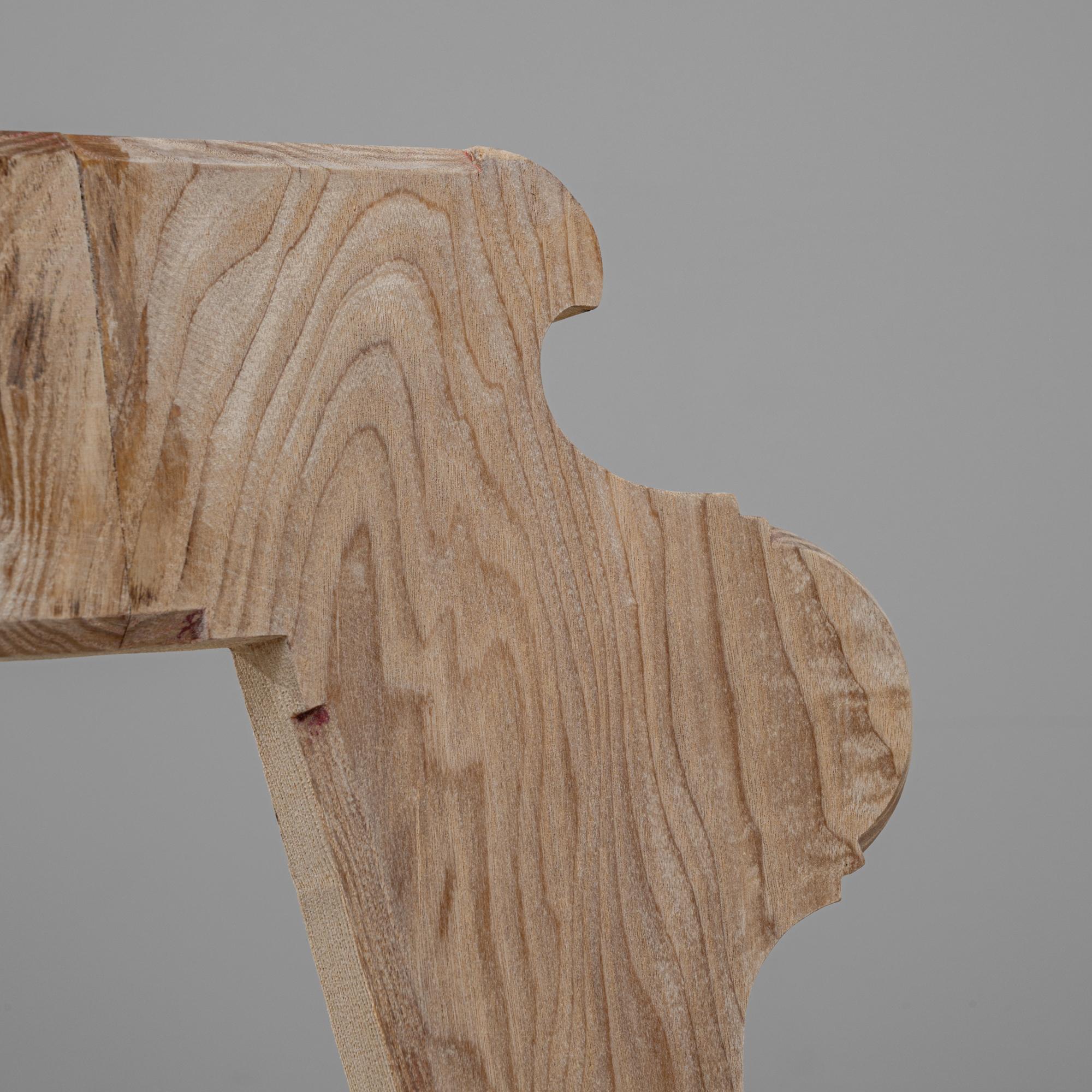 20th Century Austrian Alpine Wooden Bench With Backrest en venta 5