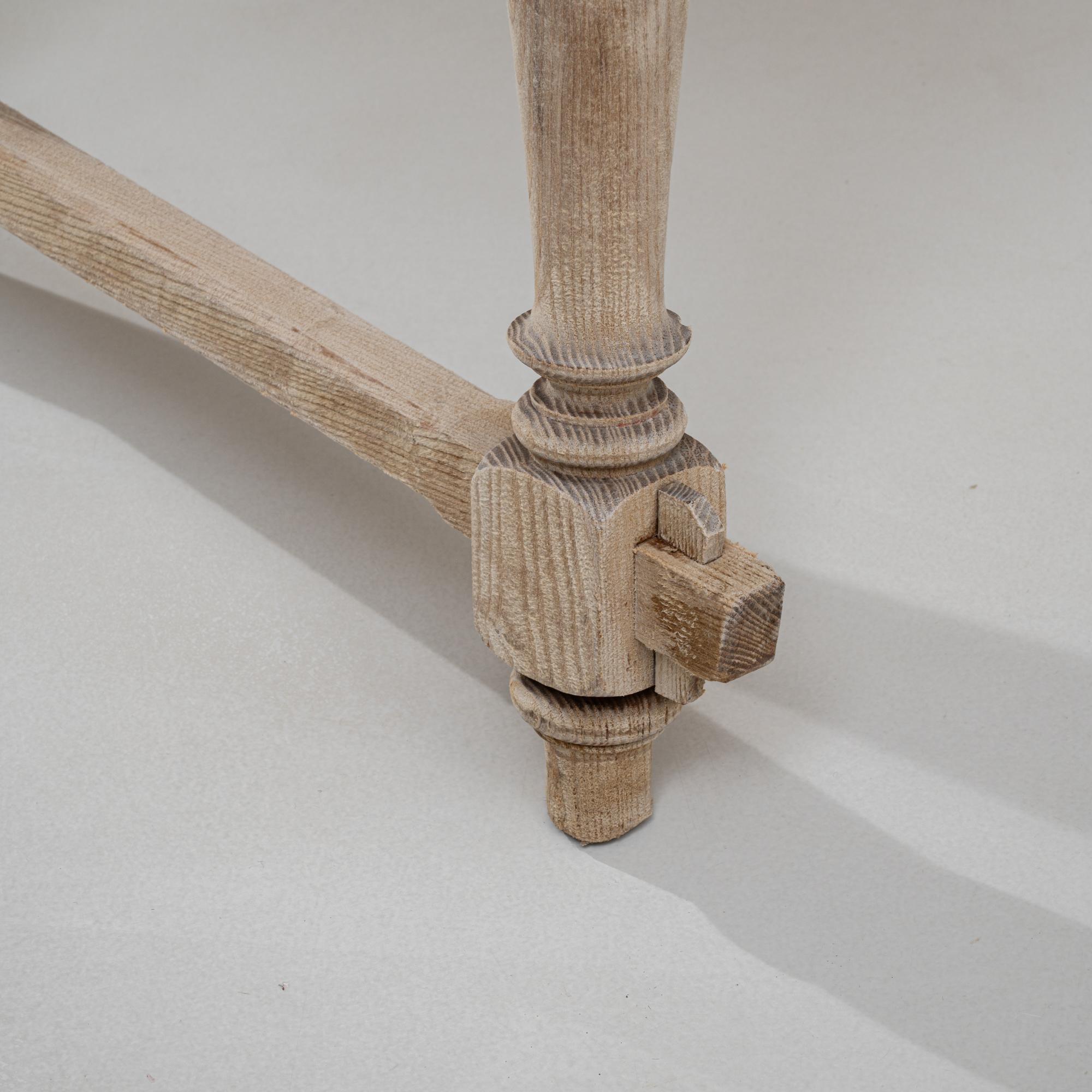 20th Century Austrian Alpine Wooden Bench With Backrest en venta 6