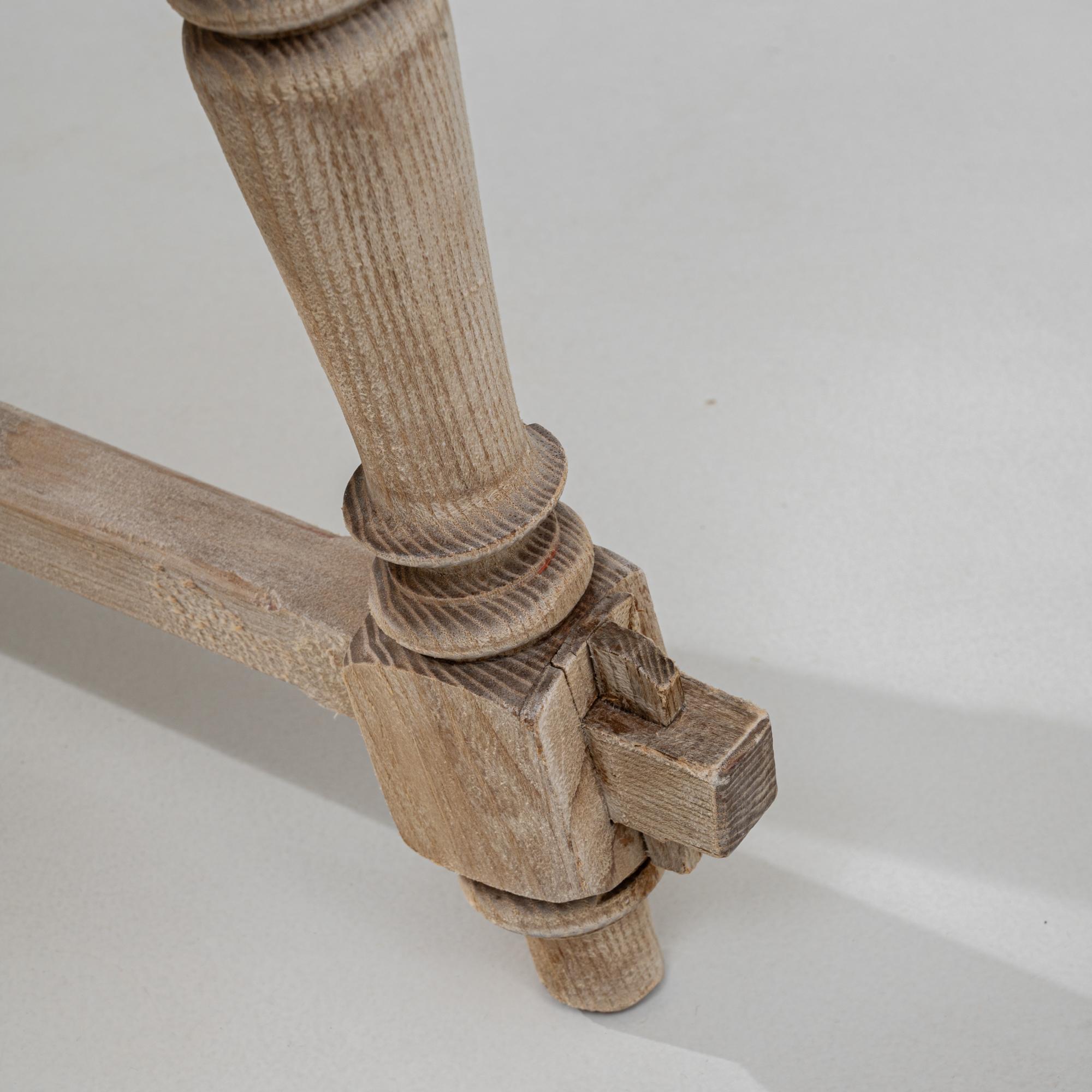 20th Century Austrian Alpine Wooden Bench With Backrest en venta 8