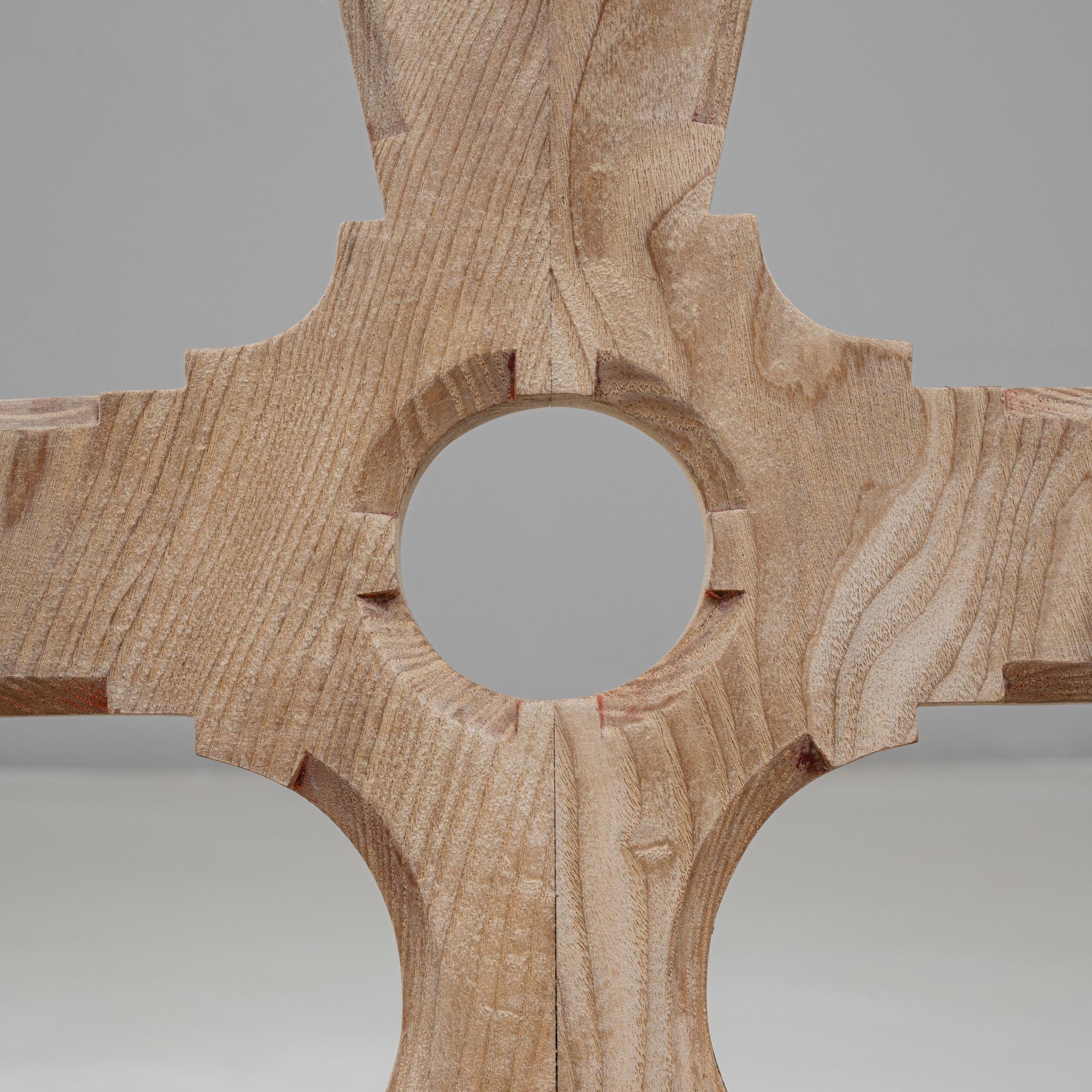 20th Century Austrian Alpine Wooden Bench With Backrest en venta 9