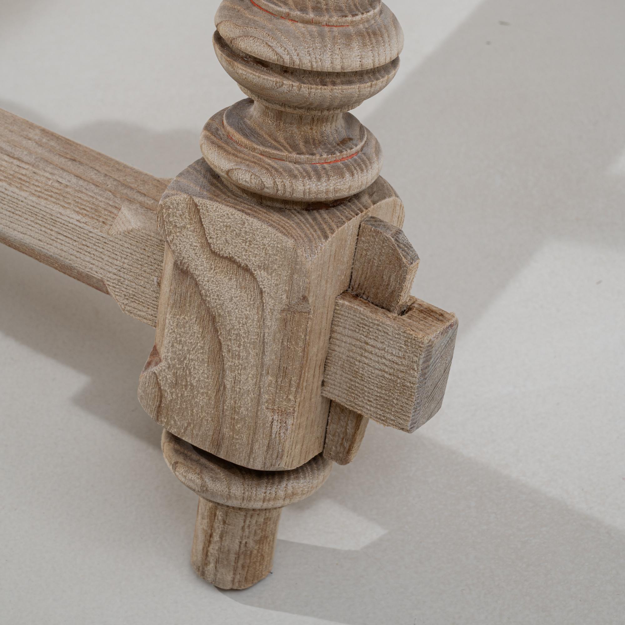 20th Century Austrian Alpine Wooden Console Table For Sale 8