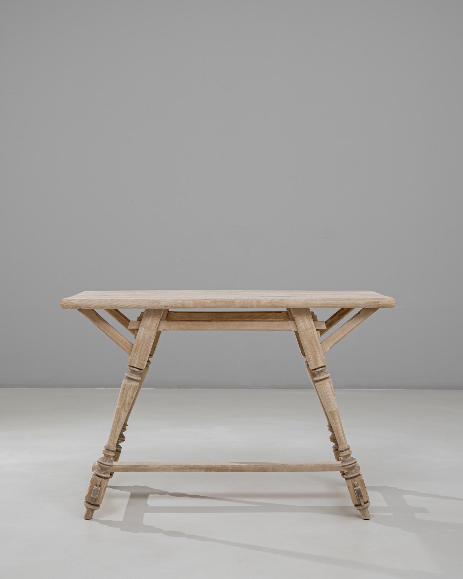 20th Century Austrian Alpine Wooden Console Table For Sale 6