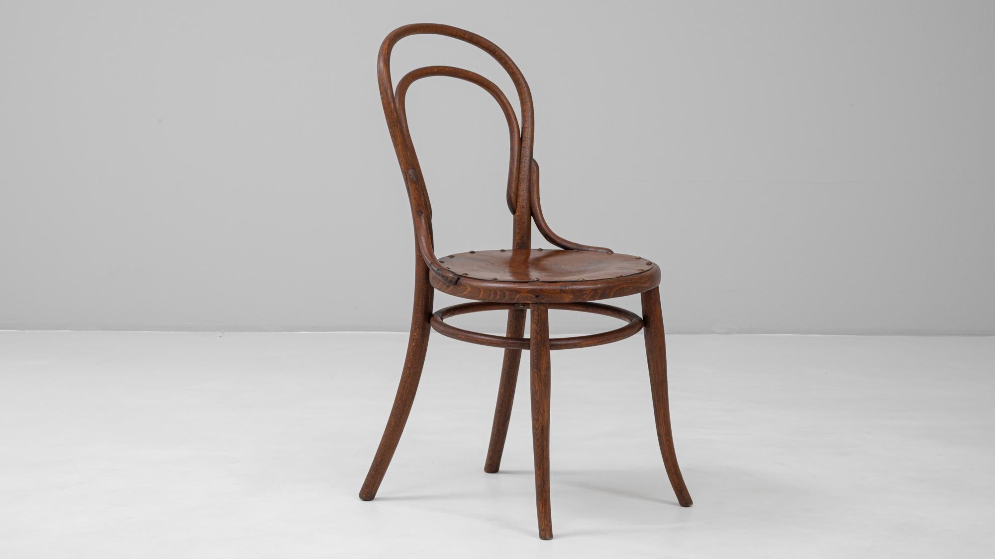Silla Bistro de madera curvada austriaca del siglo XX en venta 5