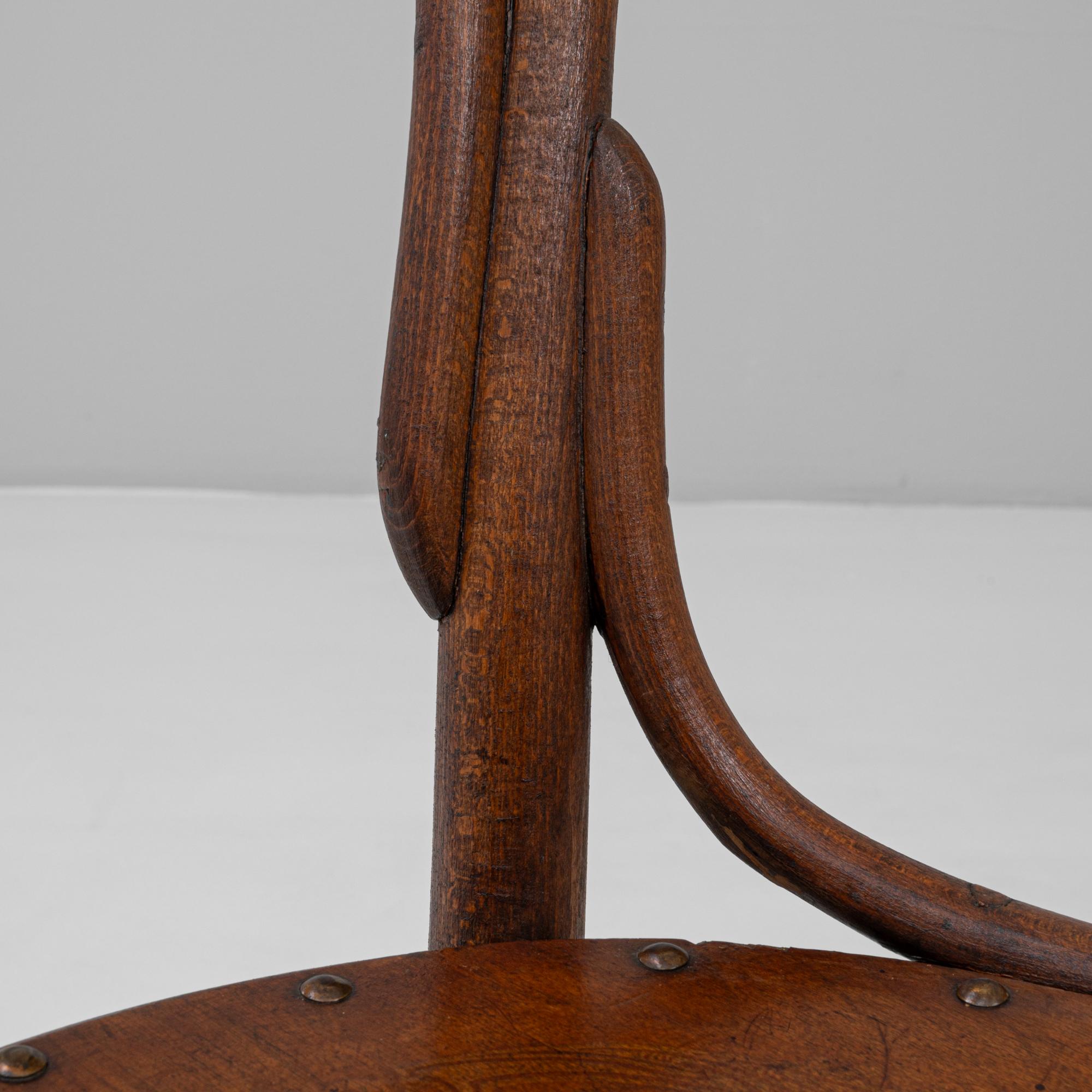 Silla Bistro de madera curvada austriaca del siglo XX en venta 7