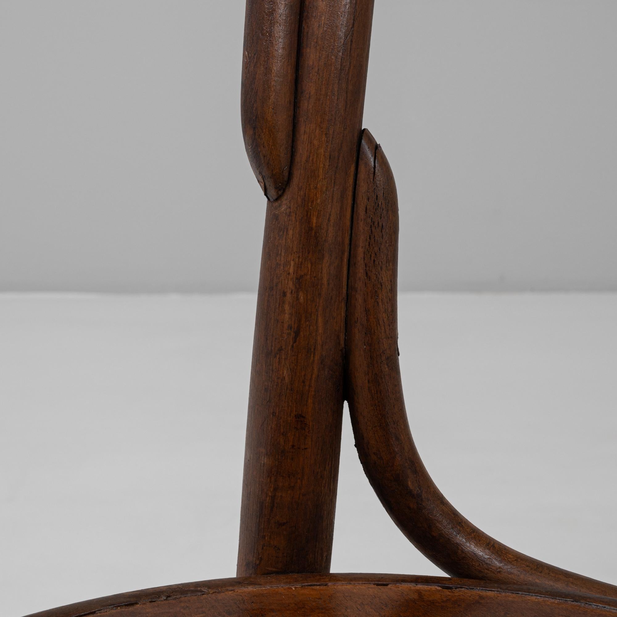 Chaise de bistrot en bois bentwood autrichien du 20e siècle en vente 7
