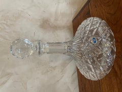 20th Century Austrian Bohemia Crystal Wine Decanter Carafe, 1950s