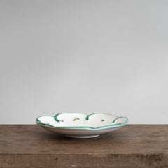 20th Century Austrian Gmumndner Keramik Hand Painted Ceramic Plate