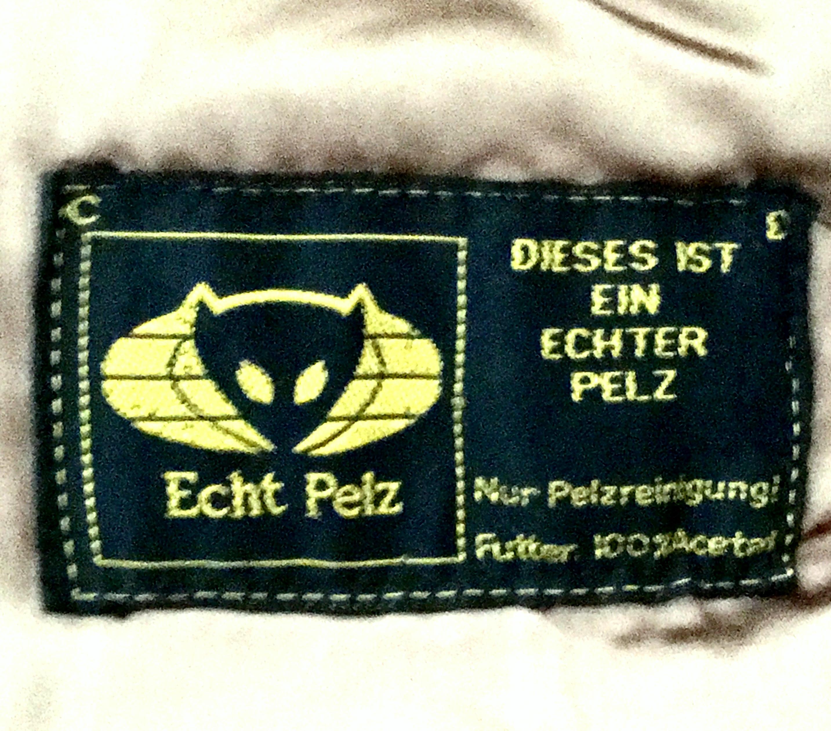 20th Century Authentic German Red Fox Fur Coat By, Eich Pelz For Sale 4