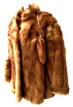 20th Century Authentic German Red Fox Fur Coat By, Eich Pelz