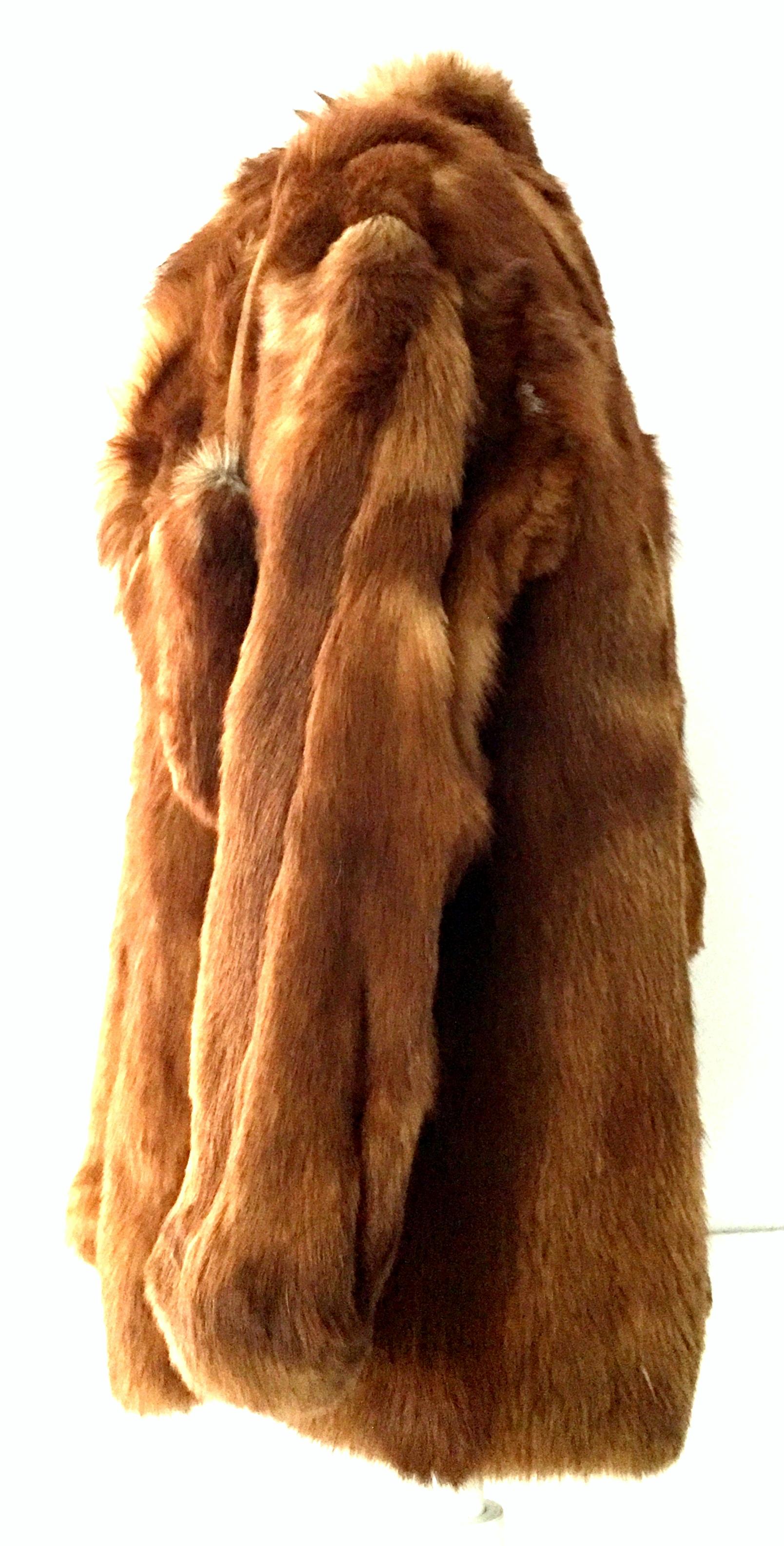 red fox fur jacket