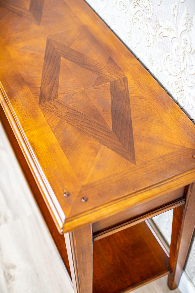 20th-Century Inlaid Auxiliary Wall Dining Room Table 4