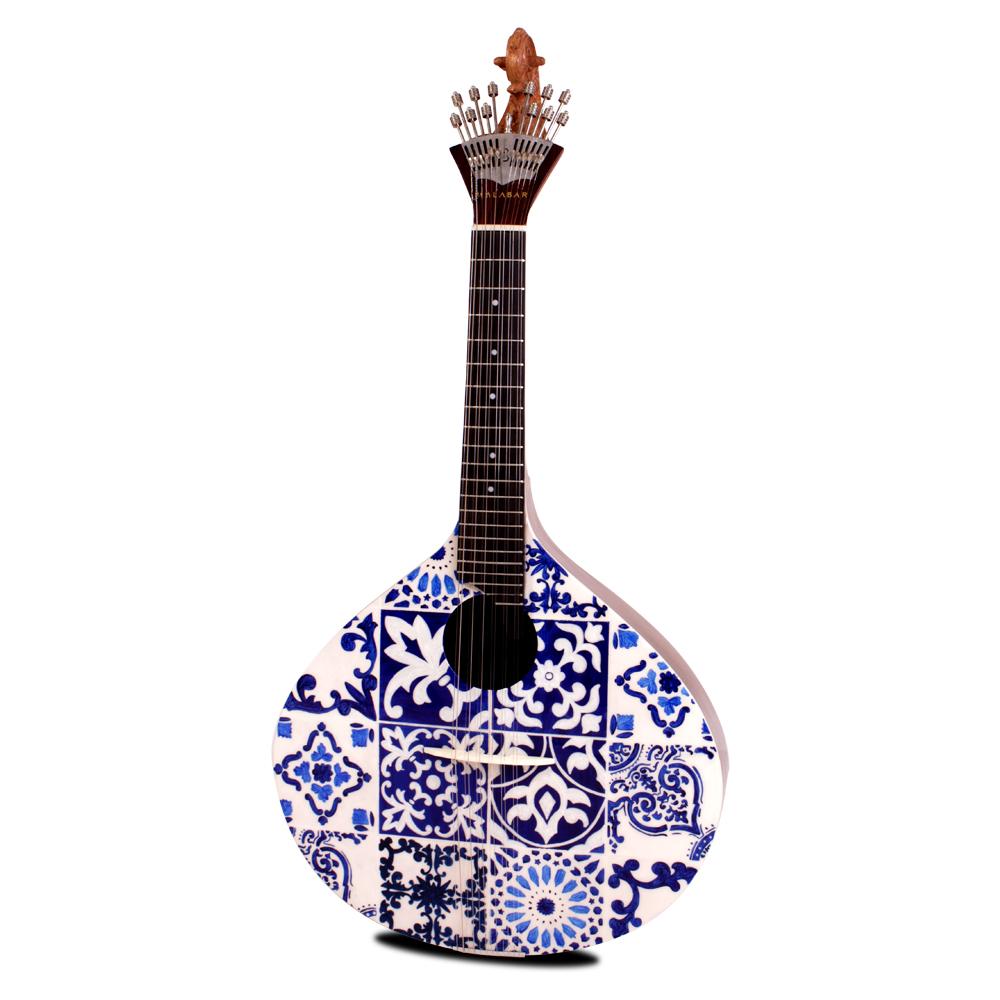 Portugais 20ème siècle Azulejo IV  Wood Wood peint à la main, fait à la main au Portugal par Malab en vente