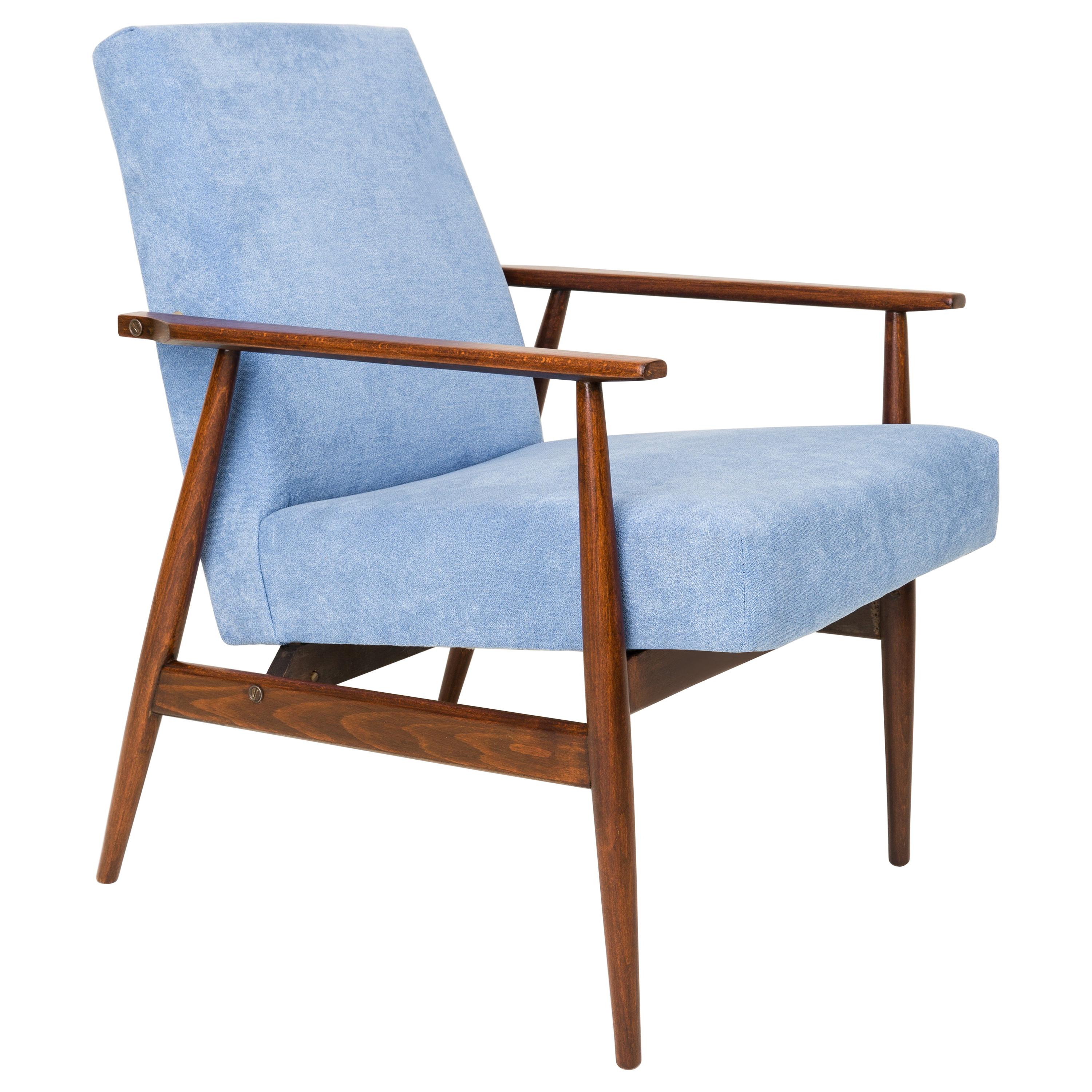20th Century Baby Blue Dante Armchair, H. Lis, 1960s For Sale